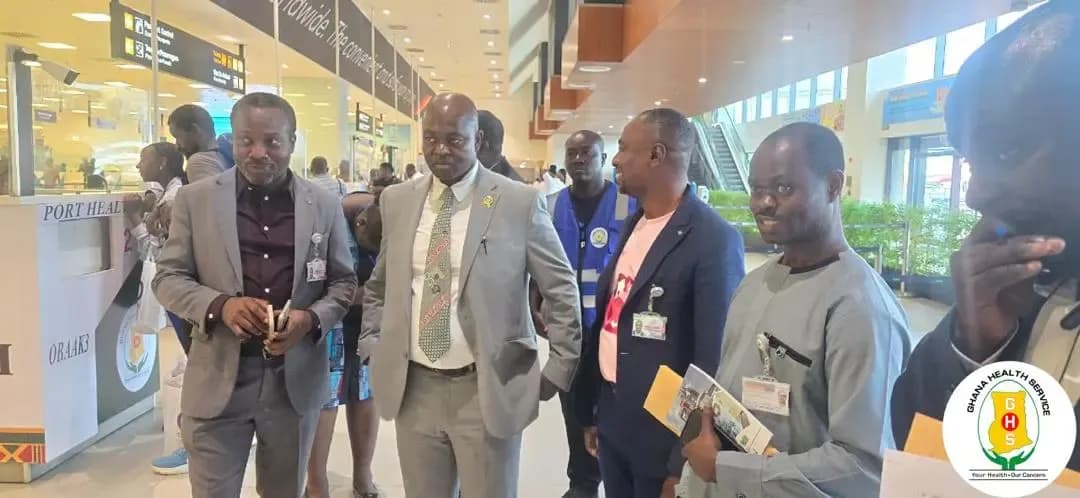 GHS Director-General Visits Accra International Airport to Assess Ebola Preparedness